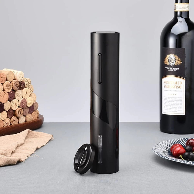 Kit Saca Rolhas Automático Abridor De Vinho